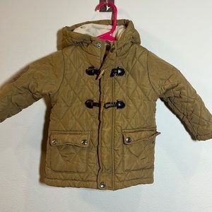 !Xtreme Boys Quilted Tan Jacket Coat 24M